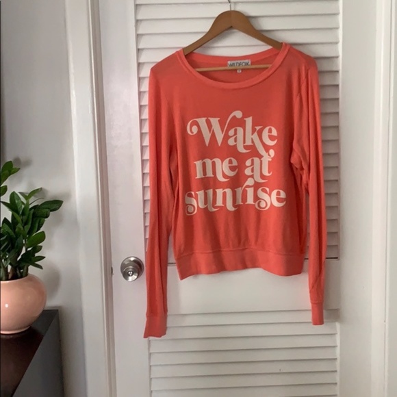 Wildfox Wake Me At Sunrise Pullover Sweater - Picture 5 of 6